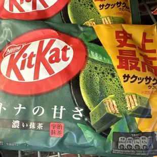 In addition to great produce... got some Matcha Kit Kats!