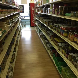 a grocery store aisle