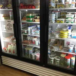the inside of a refrigerator