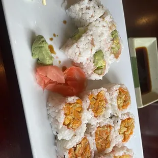 Avocado + Cucumber Soy Paper Rolls &amp; Sweet Potatoe soy paper rolls