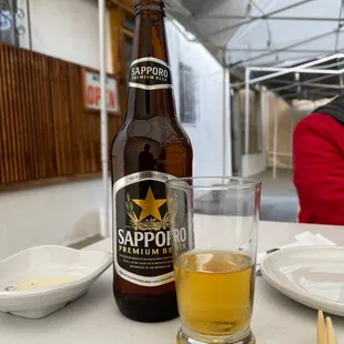 Time for nice and cold Sapporo!