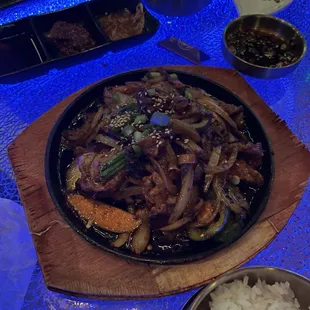 steak, food