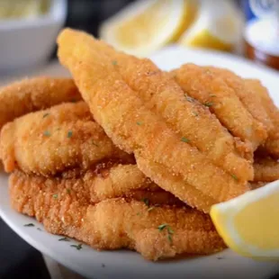 See, fried catfish is a thick cut of fish. My cut is thin.