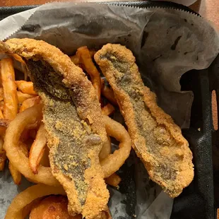 fried fish and fries