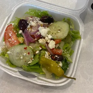 Side salad instead of fries (combo meal)