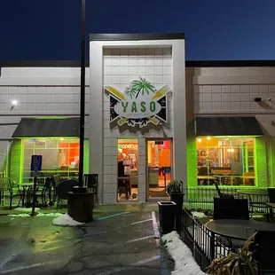 2022-12-28. Yaso Jamaican Grill. Indianapolis, IN. Frontage. Small parking lot for about 10 cars (enter off Spruce)