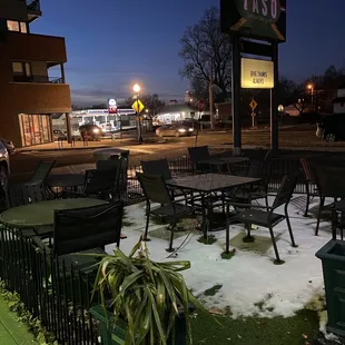 2022-12-28. Yaso Jamaican Grill. Indianapolis, IN. Outdoor patio (closed for the winter)