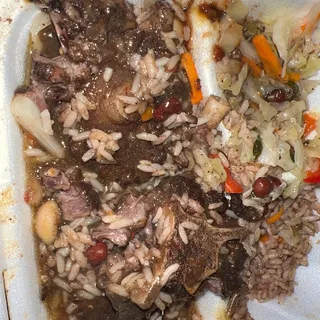 JD's Famous Oxtails with a dash of Butter Beans