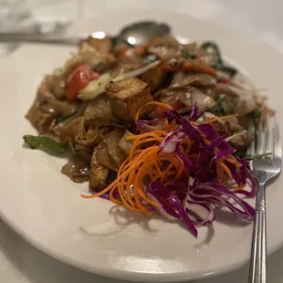 Pad Kee Mao - vegetable and tofu