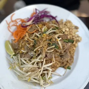 Beef Pad Thai