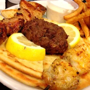 Tri-combo Platter (Pork, Shrimp, Beef-take)