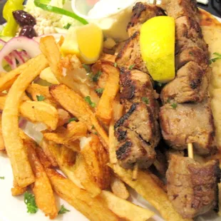 Pork Souvlaki Platter
