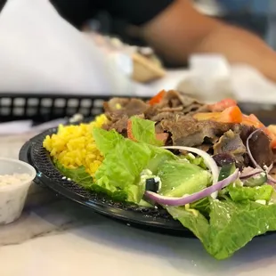 a plate of food