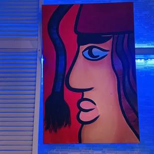 Cool painting on the wall
