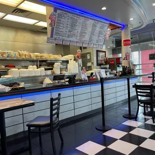 Step up to the counter for delicious food.