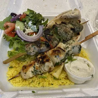 Pork Loin & Chicken Souvlaki