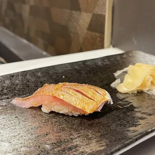 Small snapper with yuzu