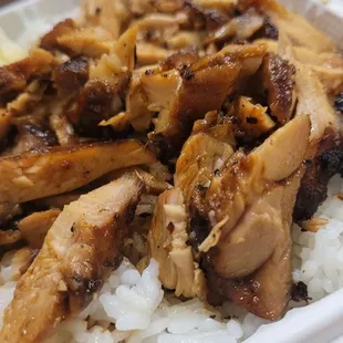 Spicy chicken teriyaki.