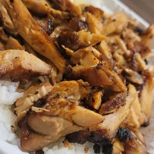 Spicy chicken teriyaki.