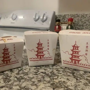 Chicken fried rice Kung pow chicken Spicy string beans