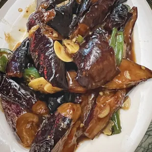 J13. Spicy Garlic Eggplant