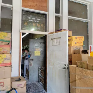 a man standing in the doorway