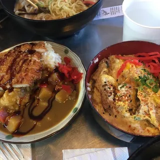 Ramen and Small Curry Combo