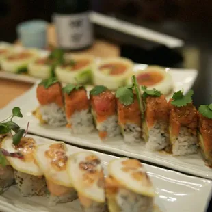 sushi and sashimi, sushi, food, sashimi