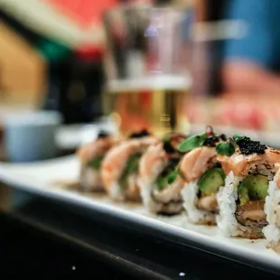 sushi, sushi and sashimi, food, sashimi