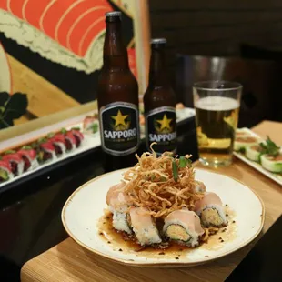 sushi and sashimi, food