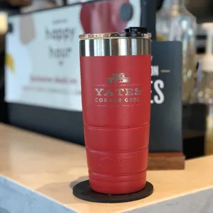 Mom surprised me with a Yates, must have, cup! Brought it to Starbucks &amp; it's a grande.