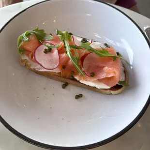 Smoked Salmon Tartine