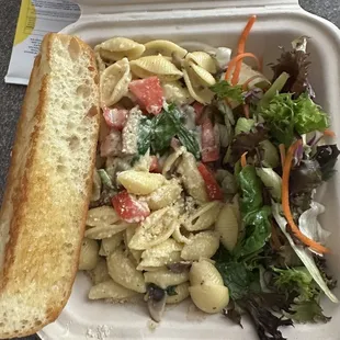 Creamy mushroom pasta. There is always one vegetarian option on their list of specials