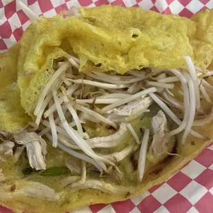 Bánh Xèo with chicken