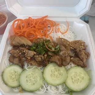Chicken vermicelli