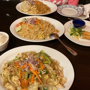 Pad Thai  Thai fried rice  Pad Woon Sen