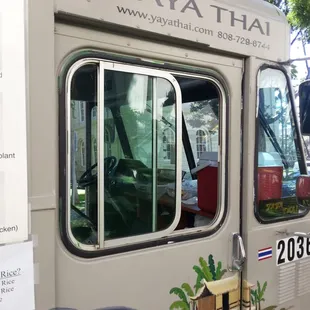 the front of a food truck