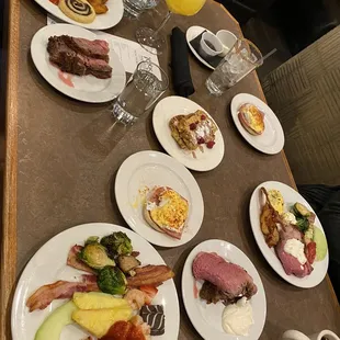 First round brunch