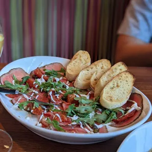 Carpaccio which was unique.