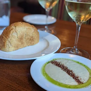 One of the highlights of the culinary experience was their intro bread and baba ganoush. I love this!