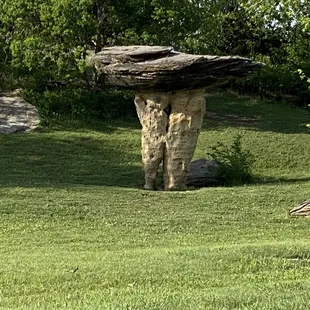 Mushroom rock 20 minutes west.