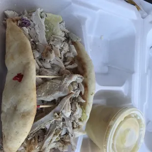 Very dry chicken sandwich