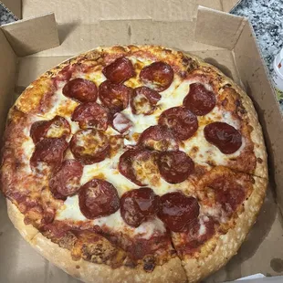 Pepperoni pizza