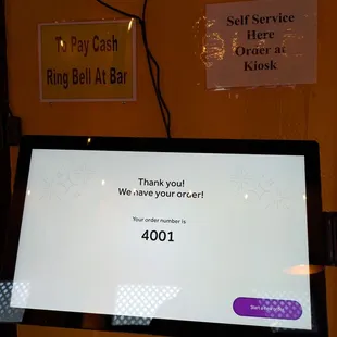 Order kiosk
