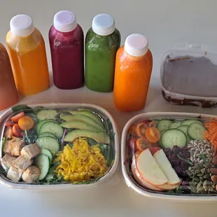 Order meal prep, weekly pressed juices, and even our chocolate mousse.