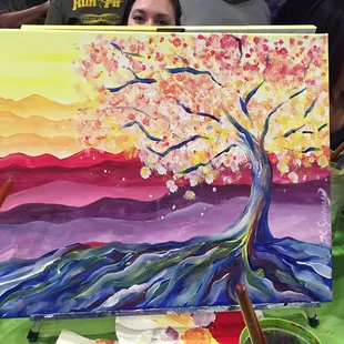My paint nite date night masterpiece!