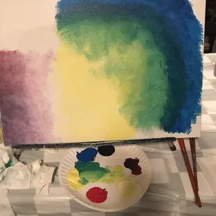 Painting the night sky