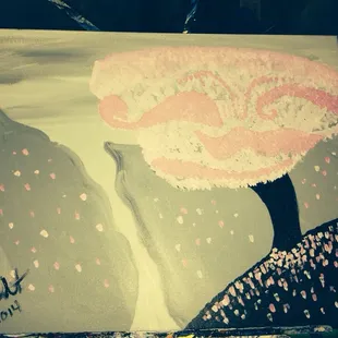 Yes my cherry blossom tree ended up having a face.. I can't explain how it happened.. It's got character! Lol!