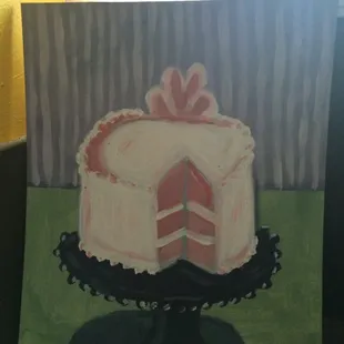 My Marie Antoinette inspired piece: let them eat cake!