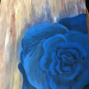 Blue rose. I think it turned out well.